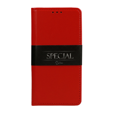 XIAOMI REDMI NOTE 11/11S raudonas odinis SPECIAL dėklas 1