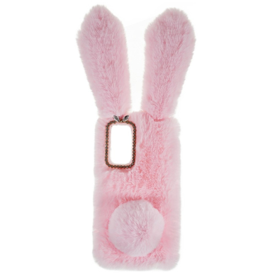 XIAOMI REDMI NOTE 11/11S pink nugarėlė Fluffy Rabbit