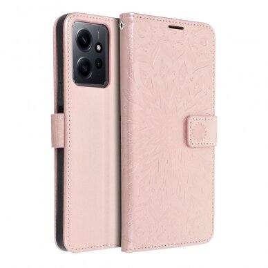 Xiaomi Redmi Note 12 MEZZO rausvas Mandala dėklas 11