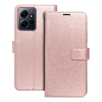 Xiaomi Redmi Note 12 MEZZO rausvas Mandala dėklas