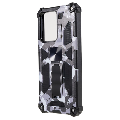 Xiaomi Redmi Note 12 PRO 5G /POCO X5 PRO juoda camouflage ARMOR METAL nugarėlė 2
