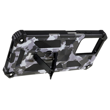 Xiaomi Redmi Note 12 PRO 5G /POCO X5 PRO juoda camouflage ARMOR METAL nugarėlė 6