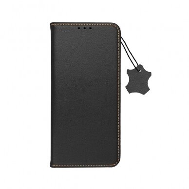 Xiaomi Redmi Note 12 PRO 5G /POCO X5 PRO juodas odinis GENUINE dėklas