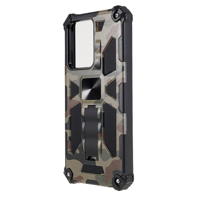 Xiaomi Redmi Note 12 PRO 5G /POCO X5 PRO žalia camouflage ARMOR METAL nugarėlė 2