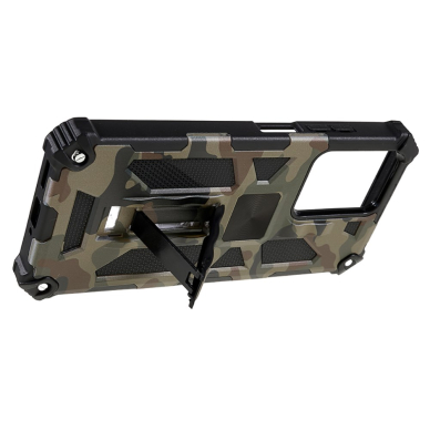 Xiaomi Redmi Note 12 PRO 5G /POCO X5 PRO žalia camouflage ARMOR METAL nugarėlė 4