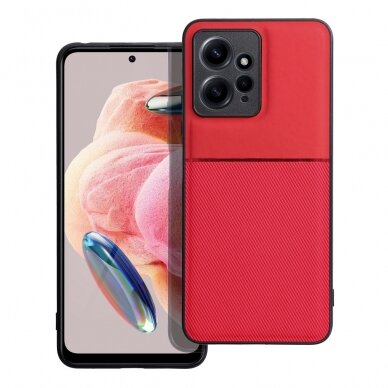 Xiaomi Redmi Note 12 raudona NOBLE nugarėlė