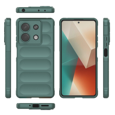 Xiaomi Redmi Note 13 5G green Tracy Anti-slip Rugged nugarėlė 5