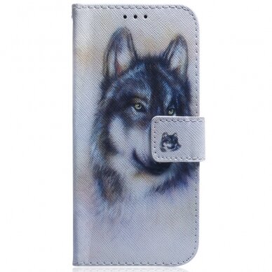 Xiaomi Redmi Note 13 5G Tracy fashion dėklas White Wolf 5
