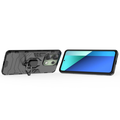 Xiaomi Redmi Note 13 black RING ARMOR nugarėlė 2