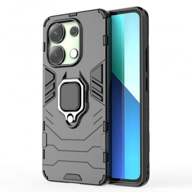 Xiaomi Redmi Note 13 black RING ARMOR nugarėlė