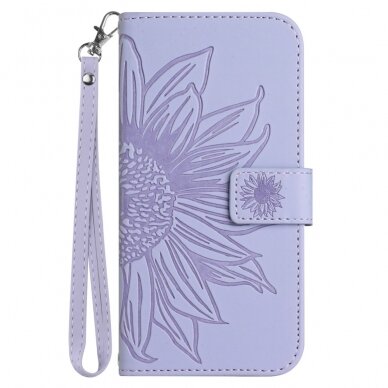 Xiaomi Redmi Note 13 MEZZO Light Purple Sunflower dėklas 7
