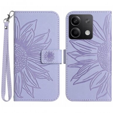 Xiaomi Redmi Note 13 MEZZO Light Purple Sunflower dėklas