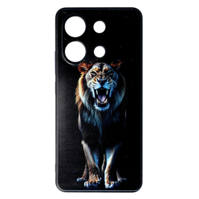Xiaomi Redmi Note 13 nugarėlė balck Lion Design00327