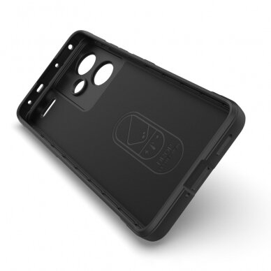 Xiaomi Redmi Note 13 PRO+ 5G black Tracy Anti-slip Rugged nugarėlė 1