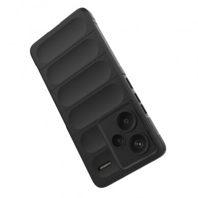 Xiaomi Redmi Note 13 PRO+ 5G black Tracy Anti-slip Rugged nugarėlė 2