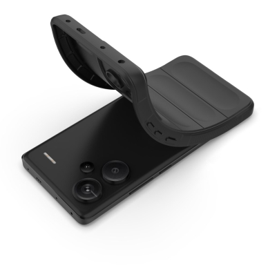 Xiaomi Redmi Note 13 PRO+ 5G black Tracy Anti-slip Rugged nugarėlė 3