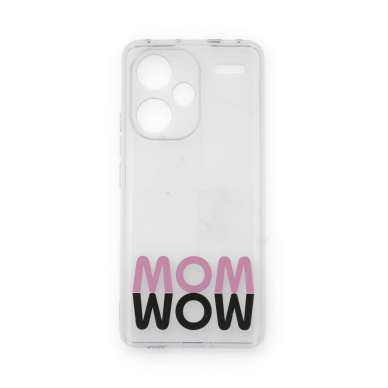 Xiaomi Redmi Note 13 PRO+ 5G clear nugarėlė MOM Design00313