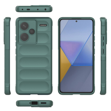 Xiaomi Redmi Note 13 PRO+ 5G green Tracy Anti-slip Rugged nugarėlė 5