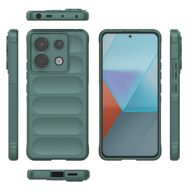 Xiaomi Redmi Note 13 Pro 5G / Poco X6 5G green Tracy Anti-slip Rugged nugarėlė 4