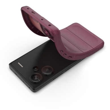 Xiaomi Redmi Note 13 PRO+ 5G wine Tracy Anti-slip Rugged nugarėlė 3