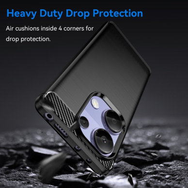 Xiaomi Redmi Note 13 PRO / Poco M6 PRO black LYGCARBON nugarėlė 3