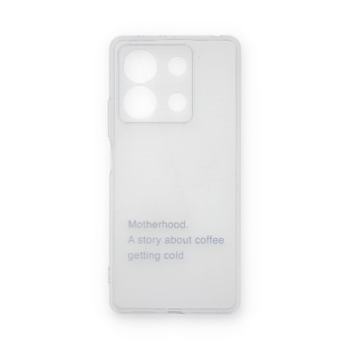 Xiaomi Redmi Note 13 PRO clear nugarėlė MOM Design00311