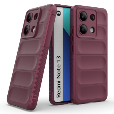 Xiaomi Redmi Note 13 wine Tracy Anti-slip Rugged nugarėlė 1