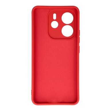 Xiaomi Redmi Note 14 4G red SILICONE LITE nugarėlė 1