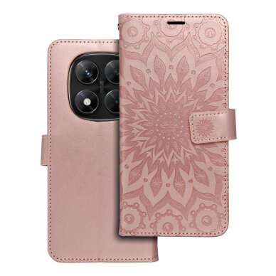 Xiaomi Redmi Note 14 PRO 5G / 14 PRO PLUS 5G MEZZO rose gold Mandala dėklas