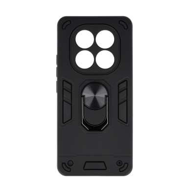 Xiaomi Redmi Note 14 PRO 5G / POCO X7 5G black RING ARMOR WITH CAMSHIELD nugarėlė