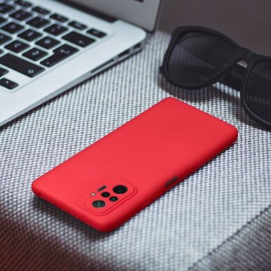 Xiaomi Redmi Note 14 PRO 5G red SOFT SILICONE nugarėlė 3