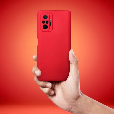 Xiaomi Redmi Note 14 PRO 5G red SOFT SILICONE nugarėlė 5