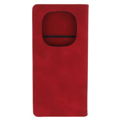 Xiaomi Redmi Note 14 PRO 5G red SUEDE dėklas 1