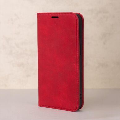 Xiaomi Redmi Note 14 PRO 5G red SUEDE dėklas 5