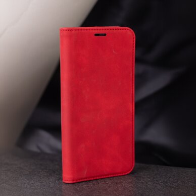 Xiaomi Redmi Note 14 PRO 5G red SUEDE dėklas 8