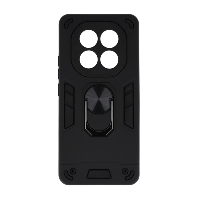 Xiaomi Redmi Note 14 PRO PLUS 5G black RING ARMOR WITH CAMSHIELD nugarėlė