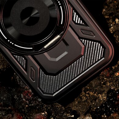 Xiaomi Redmi Note 15 PRO 5G black DEFENDER Mag Kickstand nugarėlė 4