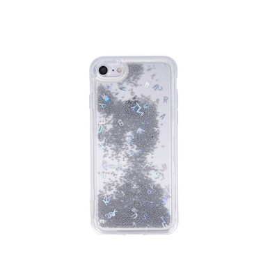 XIAOMI REDMI NOTE 7 sidabro spalvos Water Letters nugarėlė 2