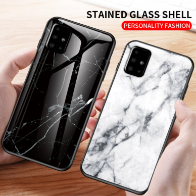 Xiaomi Redmi Note 8T White marble GLASS nugarėlė 2