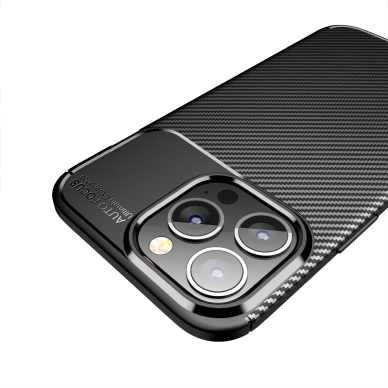 Xiaomi Redmi Note 9 black CARBON FIBER nugarėlė 8