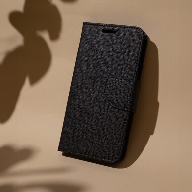 Xiaomi Redmi Note 9 juodas Fancy Diary dėklas 9