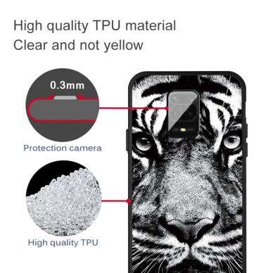 Xiaomi Redmi Note 9 PRO/Note 9s Tracy creative+ juoda nugarėlė Tiger 1