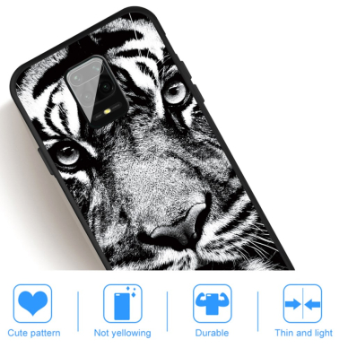 Xiaomi Redmi Note 9 PRO/Note 9s Tracy creative+ juoda nugarėlė Tiger 3