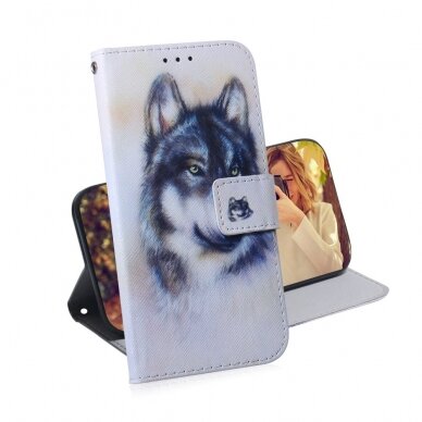 Xiaomi Redmi Note 9 PRO/Note 9s Tracy fashion dėklas Wolf 6