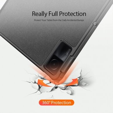 Xiaomi Redmi Pad SE 11" black DUX DUCIS domo TRIFOLD dėklas 7