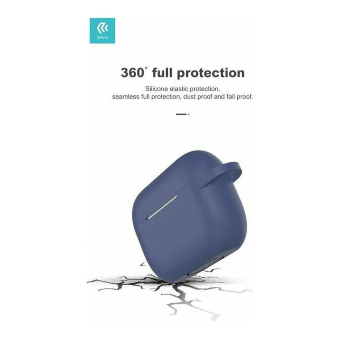 Žalias dėklas Airpods 3 Naked Silicone Devia 3