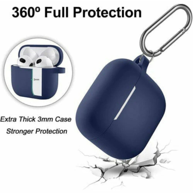 Žalias dėklas Airpods 3 Naked Silicone Devia 2